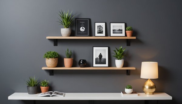 Optimiser l'espace avec une étagère murale magnétique design